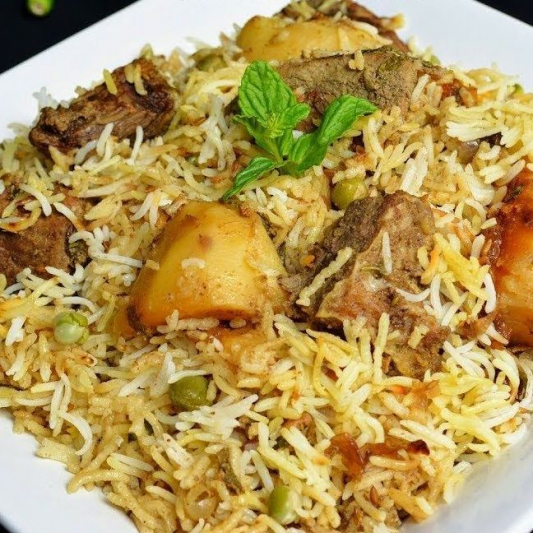 Lamb Biryani with Yoghurt